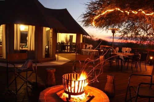 Taranga Safari Lodge avond